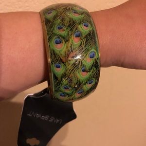 NWT Lane Bryant peacock and bronze bangle